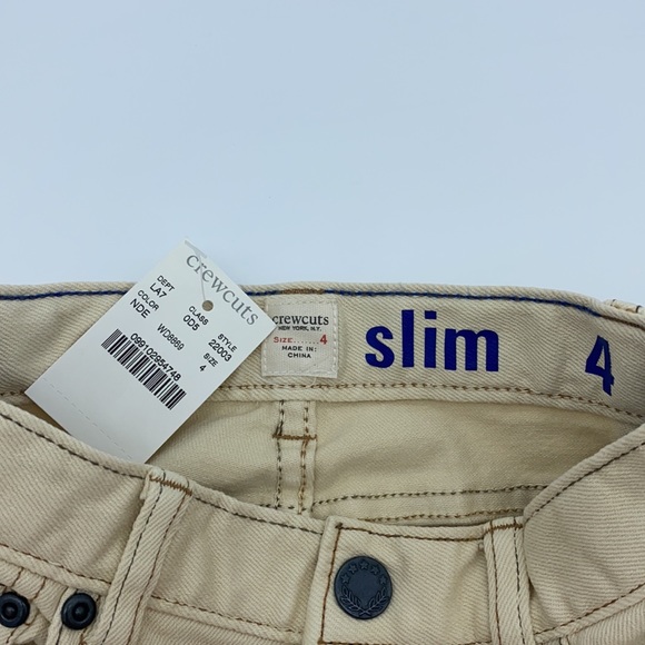 NEW Crewcuts Boys’ Slim Fit Jeans Size 4 - Picture 6 of 10